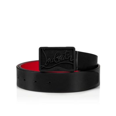 Cinturones Ricky Christian Louboutin Hombre - Negros - 1210998Y214